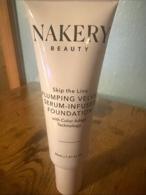 Nakery Plumping Velvet Serum-Infused Foundation - Medium to Deep 1.01 fl oz